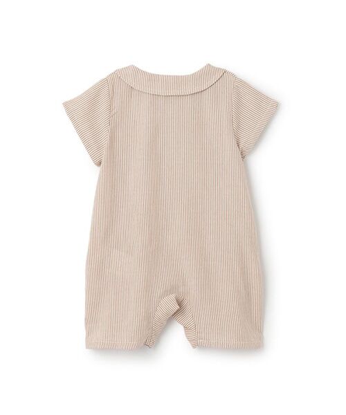 petit main / プティマイン ロンパース | 半袖シャツカバーオール | 詳細1