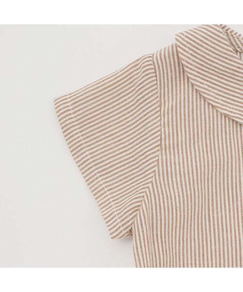 petit main / プティマイン ロンパース | 半袖シャツカバーオール | 詳細3