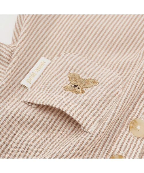 petit main / プティマイン ロンパース | 半袖シャツカバーオール | 詳細5