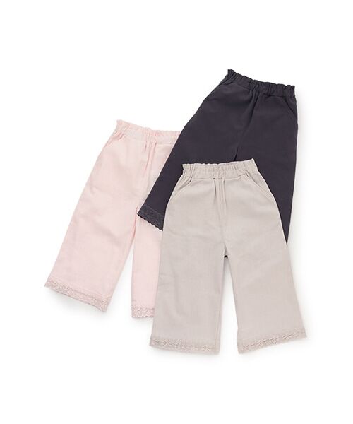 petit main / プティマイン その他パンツ | 【リンク】サイドレースワイドパンツ | 詳細15