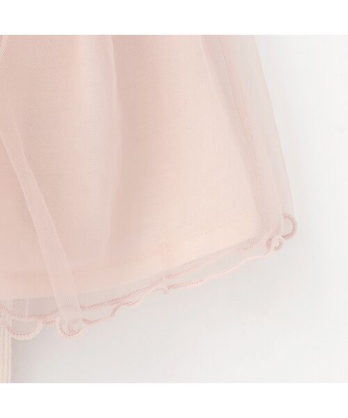 petit main / プティマイン ミニ・ひざ丈スカート | 【接触冷感】5分丈レギ付きチュールSK | 詳細6