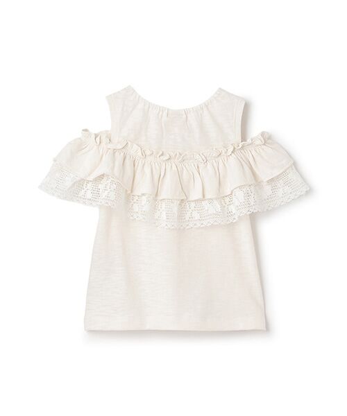 petit main / プティマイン Tシャツ | 【接触冷感/リンク】オフショルレースT | 詳細11