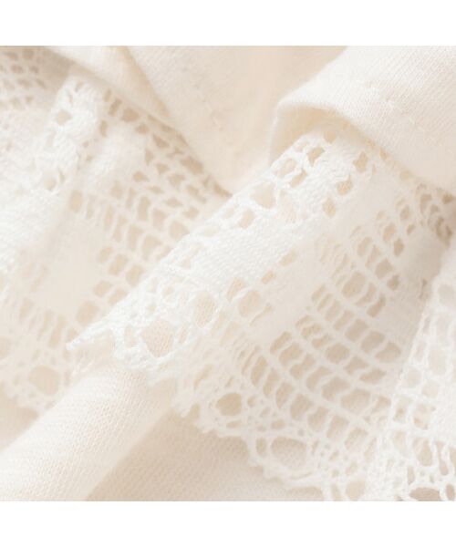 petit main / プティマイン Tシャツ | 【接触冷感/リンク】オフショルレースT | 詳細15