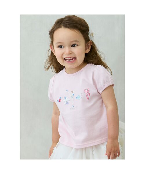 petit main / プティマイン Tシャツ | 【接触冷感】バレエモチーフTシャツ | 詳細1