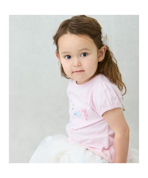 petit main / プティマイン Tシャツ | 【接触冷感】バレエモチーフTシャツ | 詳細2