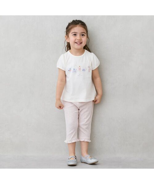 petit main / プティマイン Tシャツ | 【接触冷感】バレエモチーフTシャツ | 詳細3