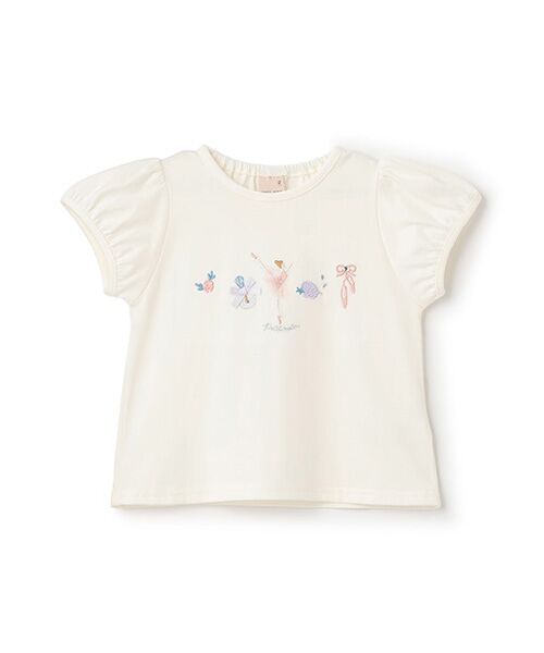 petit main / プティマイン Tシャツ | 【接触冷感】バレエモチーフTシャツ | 詳細8