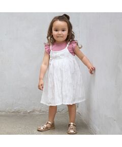 petit main / プティマイン ミニ丈・ひざ丈ワンピース | 【リンク】ジャガードキャミワンピセット