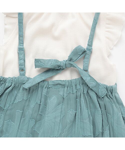 petit main / プティマイン ミニ丈・ひざ丈ワンピース | 【リンク】ジャガードキャミワンピセット | 詳細11