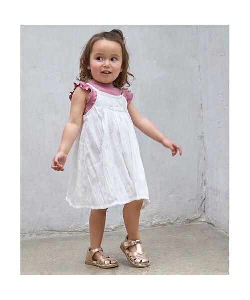 petit main / プティマイン ミニ丈・ひざ丈ワンピース | 【リンク】ジャガードキャミワンピセット | 詳細2