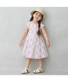 petit main / プティマイン ミニ丈・ひざ丈ワンピース | 【リンク】アソートフレアワンピース