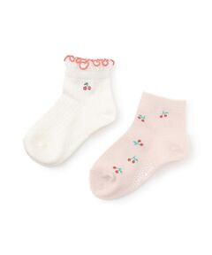 petit main / プティマイン ソックス | GIRLS吸水速乾ソックス2P