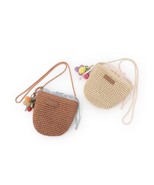 petit main / プティマイン ショルダーバッグ | 雑材フルーツポシェット | 詳細11