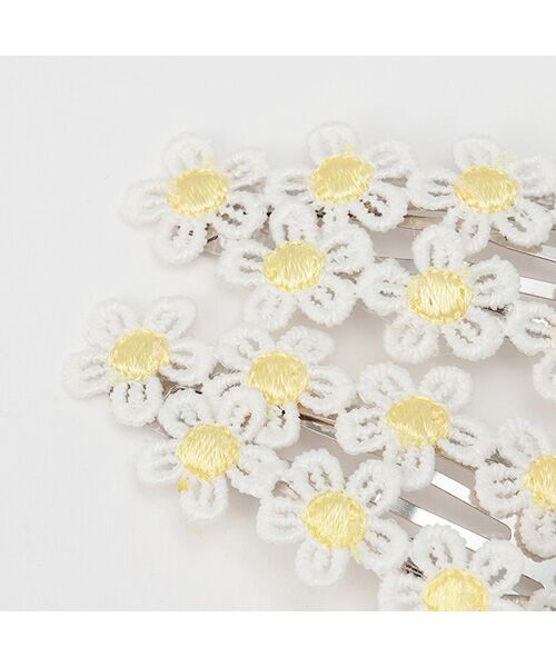 petit main / プティマイン ヘアピン | 花レースヘアピン/L | 詳細3