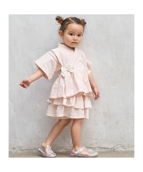 petit main / プティマイン 着物・浴衣・小物類 | ペプラムフリル甚平 | 詳細1