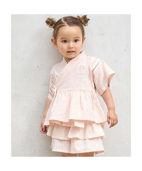 petit main / プティマイン 着物・浴衣・小物類 | ペプラムフリル甚平 | 詳細4