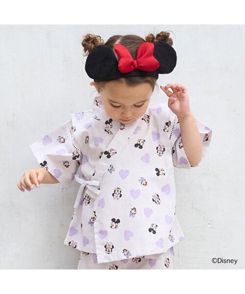 petit main / プティマイン 着物・浴衣・小物類 | 【Disney】総柄甚平 | 詳細2