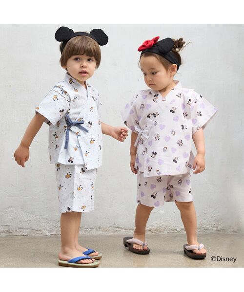 petit main / プティマイン 着物・浴衣・小物類 | 【Disney】総柄甚平 | 詳細7