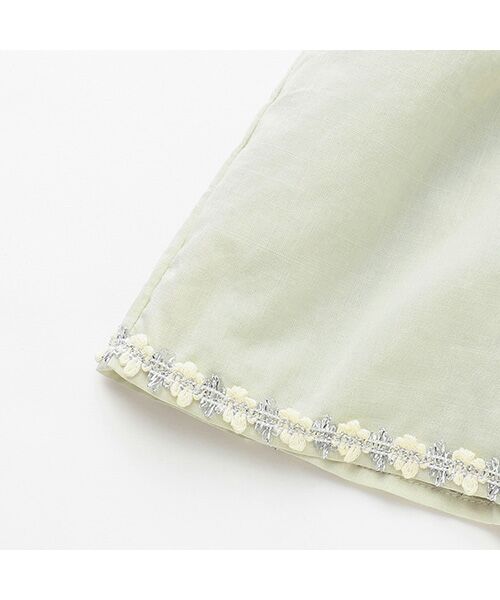 petit main / プティマイン ベビー・キッズウエア | 【リンク】シャーリングティアードOPセットアップ | 詳細4