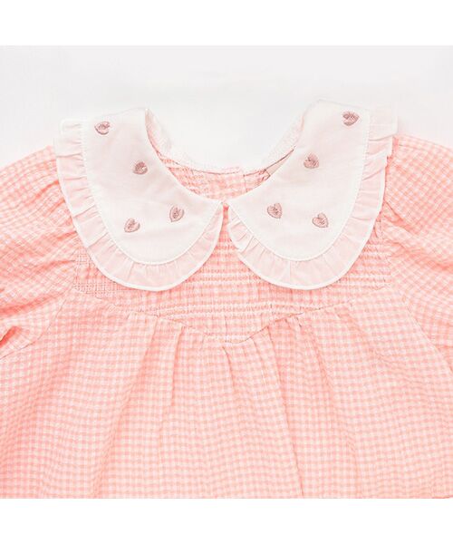 petit main / プティマイン チュニック | 衿ハート刺繍チュニック | 詳細2