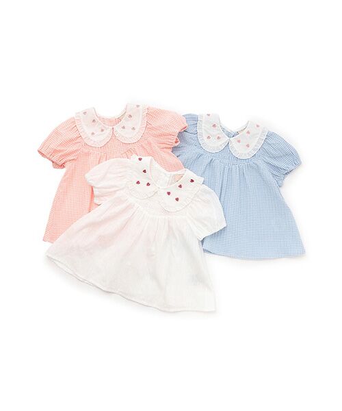 petit main / プティマイン チュニック | 衿ハート刺繍チュニック | 詳細8