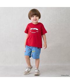 petit main / プティマイン ショート・ハーフ・半端丈パンツ | 【Disney】刺繍ﾊｰﾌﾊﾟﾝﾂ(ｶｰｽﾞﾍﾞｲﾏｯｸｽ）