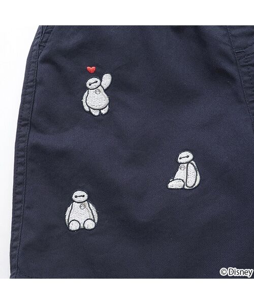petit main / プティマイン ショート・ハーフ・半端丈パンツ | 【Disney】刺繍ハーフパンツ(カーズベイマックス) | 詳細13