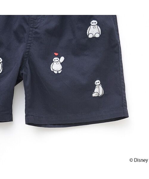 petit main / プティマイン ショート・ハーフ・半端丈パンツ | 【Disney】刺繍ハーフパンツ(カーズベイマックス) | 詳細17