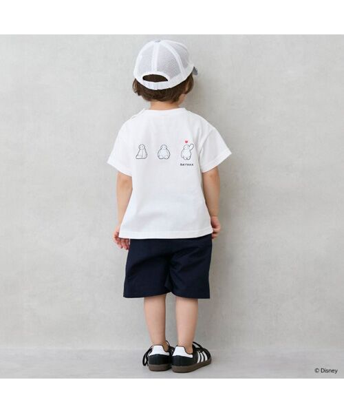 petit main / プティマイン ショート・ハーフ・半端丈パンツ | 【Disney】刺繍ハーフパンツ(カーズベイマックス) | 詳細3