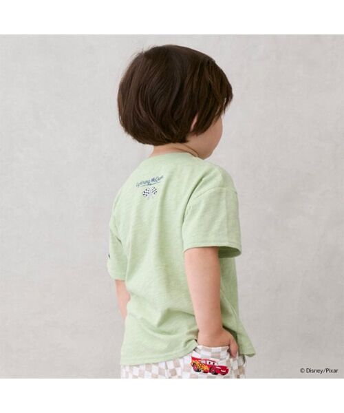 petit main / プティマイン Tシャツ | 【Disney】カーズアップリケ半袖Tシャツ | 詳細1