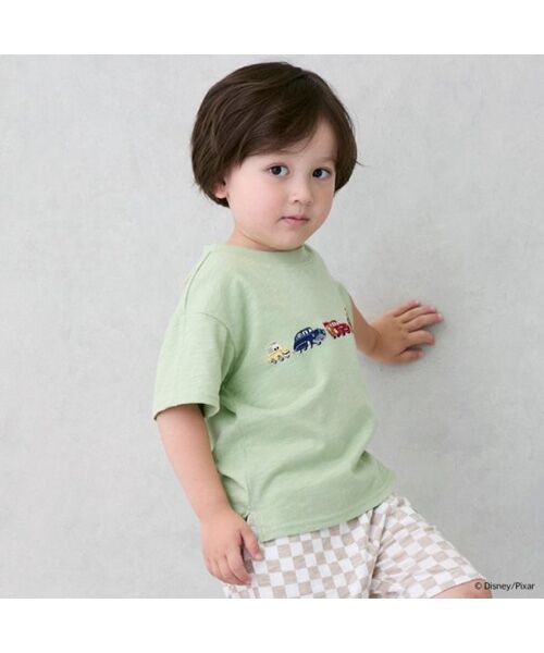 petit main / プティマイン Tシャツ | 【Disney】カーズアップリケ半袖Tシャツ | 詳細2
