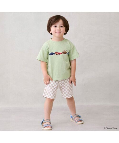 petit main / プティマイン Tシャツ | 【Disney】カーズアップリケ半袖Tシャツ | 詳細3