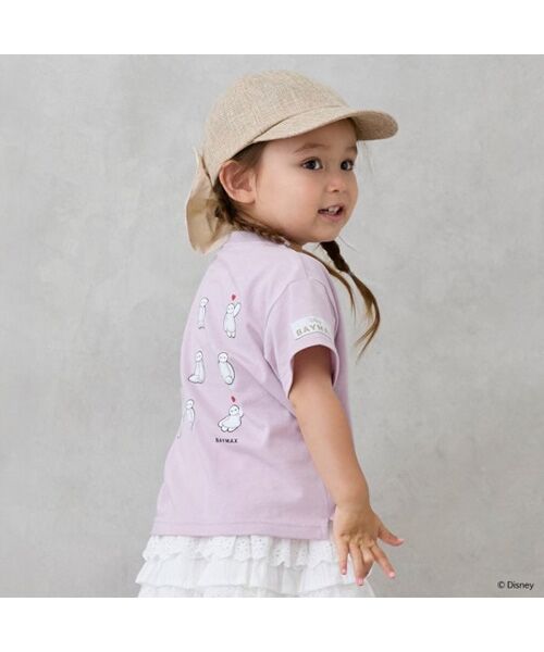 petit main / プティマイン Tシャツ | 【Disney】ﾍﾞｲﾏｯｸｽ半袖Tｼｬﾂ | 詳細1