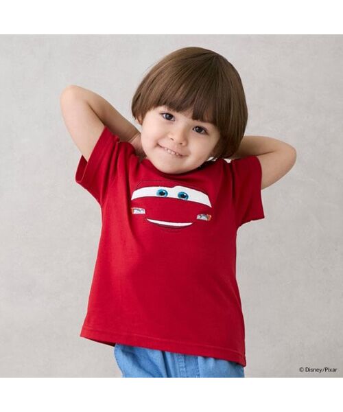 petit main / プティマイン Tシャツ | 【Disney】ﾌｪｲｽｸﾞﾗﾌｨｯｸ半袖Tｼｬﾂ | 詳細1