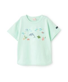 petit main / プティマイン Tシャツ | 海の生き物刺繍半袖Tｼｬﾂ