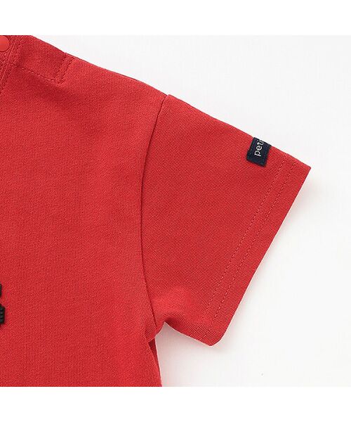 petit main / プティマイン Tシャツ | ﾌﾞﾛｯｸﾌﾟﾘﾝﾄ半袖Tｼｬﾂ | 詳細11