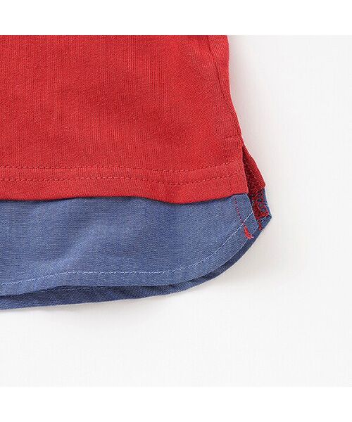 petit main / プティマイン Tシャツ | ﾌﾞﾛｯｸﾌﾟﾘﾝﾄ半袖Tｼｬﾂ | 詳細13