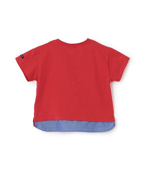 petit main / プティマイン Tシャツ | ﾌﾞﾛｯｸﾌﾟﾘﾝﾄ半袖Tｼｬﾂ | 詳細5