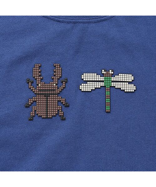 petit main / プティマイン Tシャツ | ﾌﾞﾛｯｸﾌﾟﾘﾝﾄ半袖Tｼｬﾂ | 詳細8