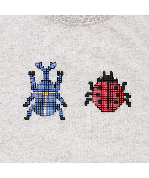 petit main / プティマイン Tシャツ | ﾌﾞﾛｯｸﾌﾟﾘﾝﾄ半袖Tｼｬﾂ | 詳細9