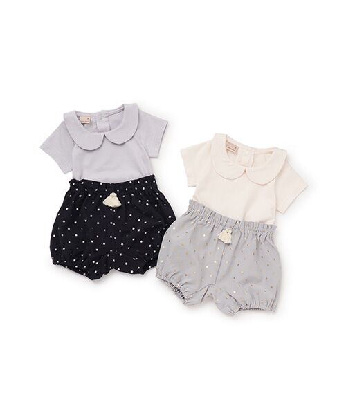 petit main / プティマイン ロンパース | 襟付きﾛﾝﾊﾟｰｽ＋ﾊﾟﾝﾂｾｯﾄ | 詳細10