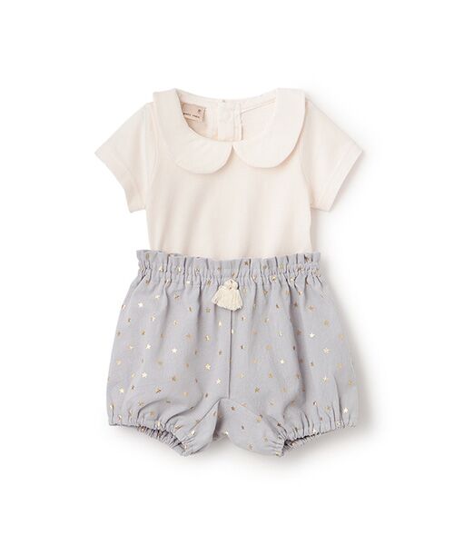 petit main / プティマイン ロンパース | 襟付きﾛﾝﾊﾟｰｽ＋ﾊﾟﾝﾂｾｯﾄ | 詳細2