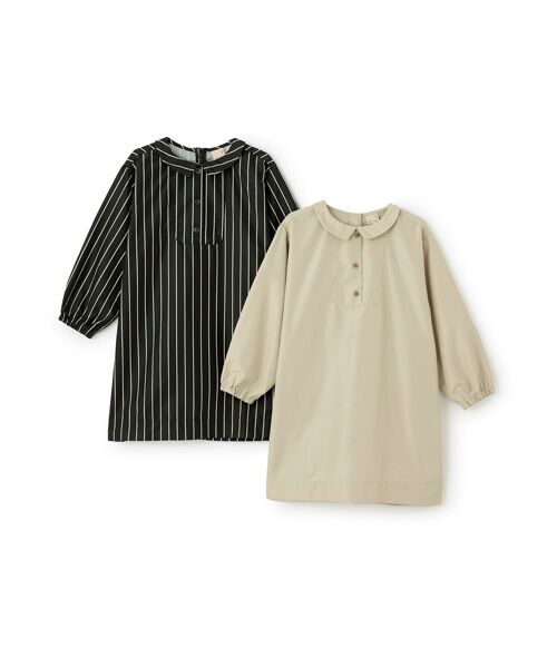 petit main / プティマイン ミニ丈・ひざ丈ワンピース | 【撥水加工】ｴﾌﾟﾛﾝｽﾓｯｸ/L | 詳細10