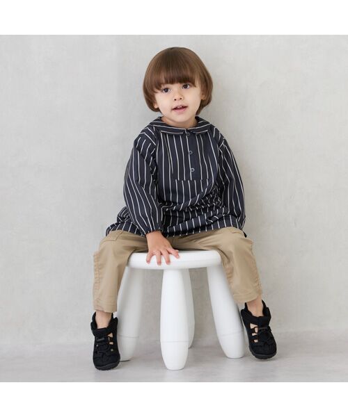 petit main / プティマイン ミニ丈・ひざ丈ワンピース | 【撥水加工】ｴﾌﾟﾛﾝｽﾓｯｸ/L | 詳細2