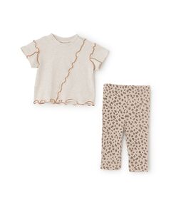 petit main / プティマイン カットソー | ｱﾆﾏﾙ柄ｾｯﾄｱｯﾌﾟ