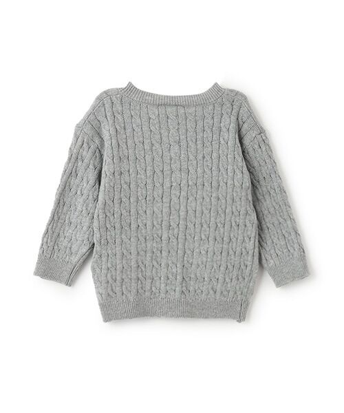 petit main / プティマイン カーディガン・ボレロ | くま刺繍ｶｰﾃﾞｨｶﾞﾝ | 詳細1