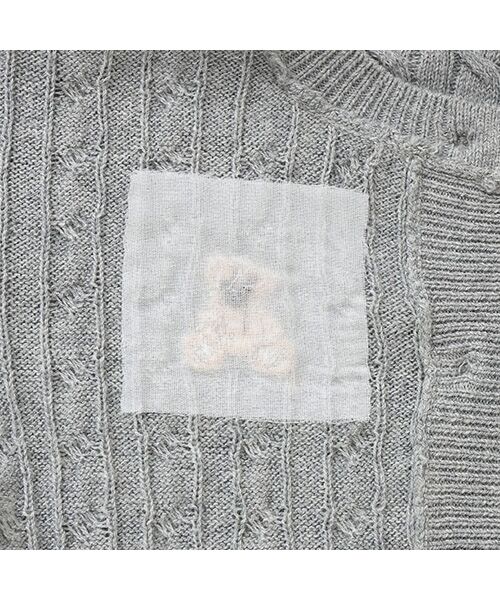 petit main / プティマイン カーディガン・ボレロ | くま刺繍ｶｰﾃﾞｨｶﾞﾝ | 詳細4