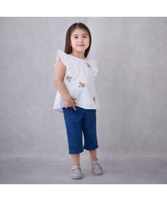 petit main / プティマイン ショート・ハーフ・半端丈パンツ | 【接触冷感】7分丈ﾀｯｸﾌﾘﾙﾊﾟﾝﾂ