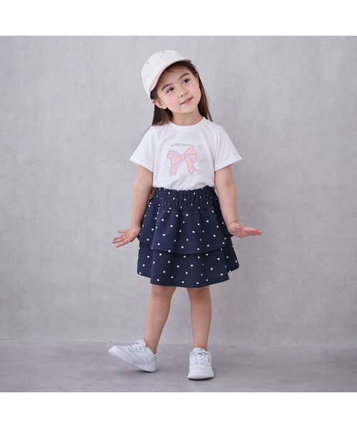 petit main / プティマイン ミニ・ひざ丈スカート | 【GOODPRICE】柄フリルスカート | 詳細2