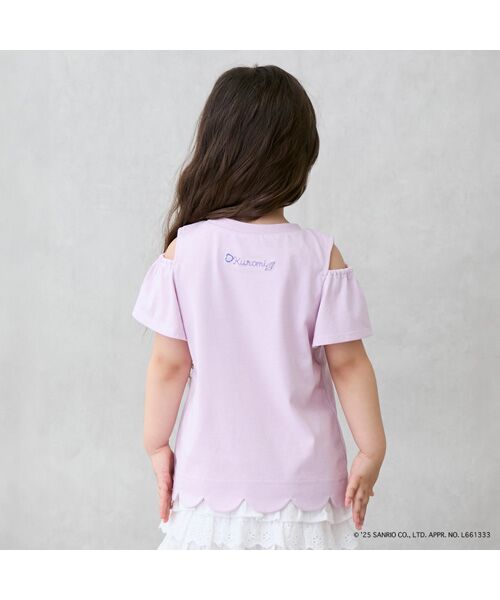 petit main / プティマイン Tシャツ | 【ｻﾝﾘｵ】肩あきｸﾞﾗﾌｨｯｸTｼｬﾂ | 詳細1